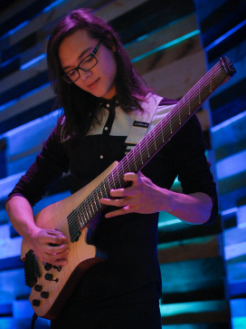 Zac Tiessen playing his Canton Custom Instrument